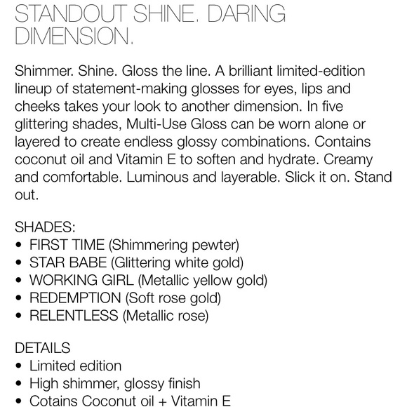 WORKING GIRL NARS MULTI USE LIP GLOSS DISCONT… - Picture 9 of 16